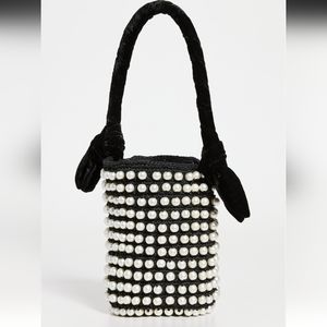 NWT-Lele Sadoughi-Beatrix Pearl Crochet Bag